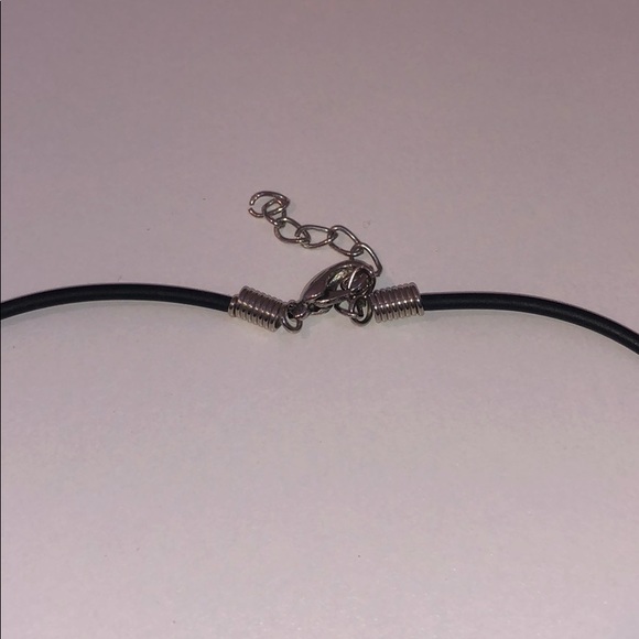 Beautiful necklace with multi-color glass pendant - Picture 3 of 4